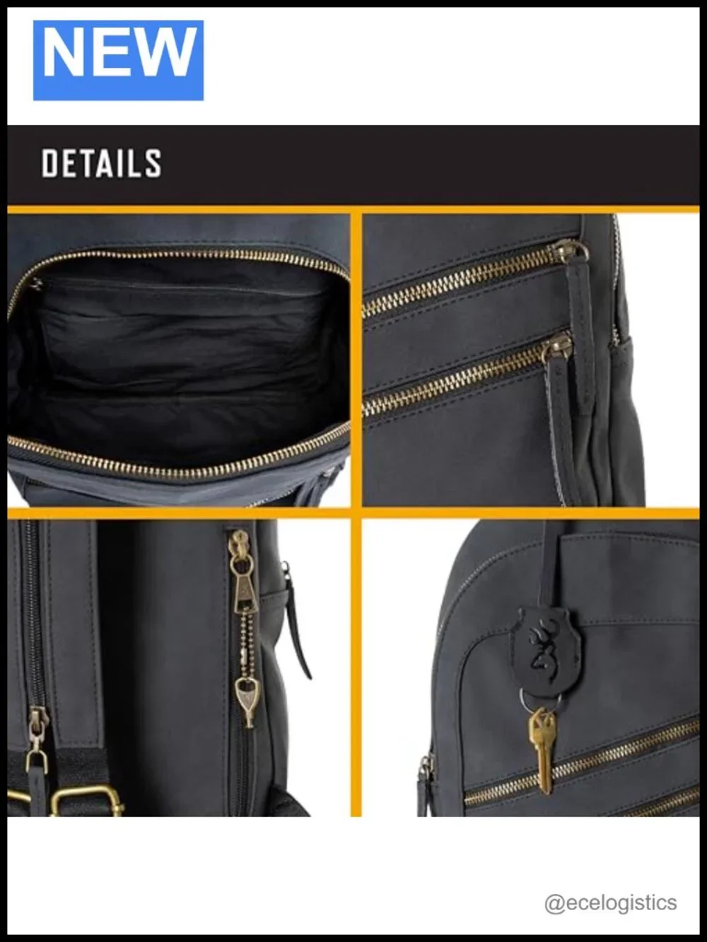 Concealed Carry Sling Handbag with Locking CCW Pocket Convertible Backpack
